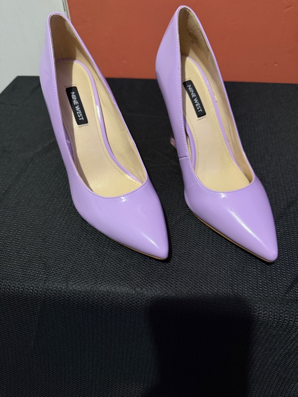 Nine West Glossy Lilac Pointed-Toe Stilettos